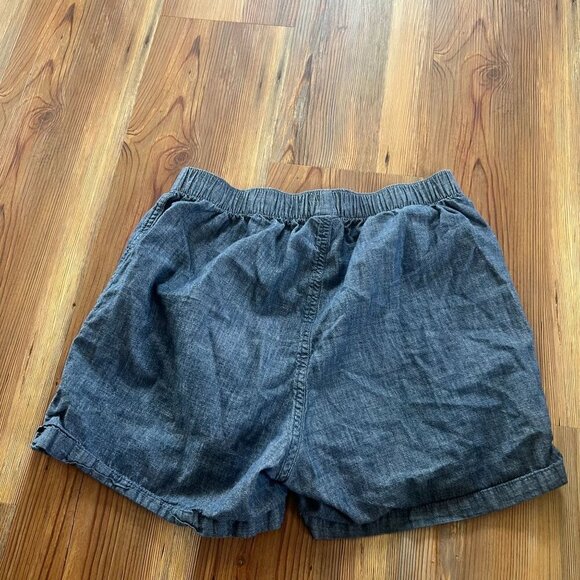 Lands' End x Blake Shelton Women's Small Casual Chambray Lounge Boxer Shorts PJs - Picture 8 of 9